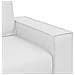 Divanetto Sofa Bianco 120 cm in Pelle Sintetica - Foto miniatura 7