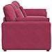 Divano Modulare con Cuscini Rosso Vino - Foto miniatura 5