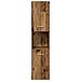 Set Mobili Bagno a 3 Pezzi in Legno Antico - Foto miniatura 7