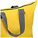 Borsa Da Viaggio / Shopping Pieghevole Con Manici Confortevole, Giallo - Foto miniatura 3