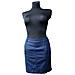 Esprit Gonna Midi Elegante E Alla Moda Con Tasche Blu Navy 32 - Foto miniatura 1
