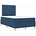 Letto a molle con materasso Blu 120 x 200 cm Tessuto - Foto miniatura 6