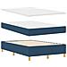 Letto a molle con materasso Blu 120 x 200 cm Tessuto - Foto miniatura 7