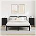 Armadio da Notte con cassetto 2 pcs Rovere nero 40 x 35 x 70 cm - Foto miniatura 4