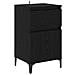 Armadio da Notte con cassetto 2 pcs Rovere nero 40 x 35 x 70 cm - Foto miniatura 6