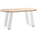 Gambe per Tavolino da Caffè a Forma di U 2 pz Bianche 28x(42-43) cm Acciaio - Foto miniatura 8