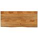 Piano Tavolo Bordi Vivi 140x60x3,8cm in Legno Massello di Mango - Foto miniatura 1