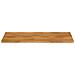 Piano Tavolo Bordi Vivi 140x60x3,8cm in Legno Massello di Mango - Foto miniatura 3