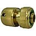 Raccordo Rapido Ottone 3/4  Giunto Ottone  Innesto Ottone  Senza Acqua Stop - Foto miniatura 1