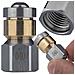 Tubo Alta Pressione Hydroclean Duojet 15m - 155 Bar, 15m, 2 Ugelli, Compatibile Con Idropulitrici M22 E 1/4"" Npt - Foto miniatura 5