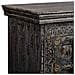 Credenza In Legno Intagliato Nero 97x41x90h Cm - Foto miniatura 7