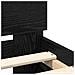 Struttura del letto Rovere Nero 75 x 190 cm Legno multistrato - Foto miniatura 7