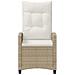 Sedia da Giardino 2 pcs Beige e Crema 56 x 60 x 112 cm - Foto miniatura 5