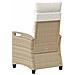Sedia da Giardino 2 pcs Beige e Crema 56 x 60 x 112 cm - Foto miniatura 7