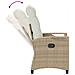 Sedia da Giardino 2 pcs Beige e Crema 56 x 60 x 112 cm - Foto miniatura 9