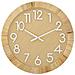 Orologio Da Parete Vkh234-marrone-rattan-60x4,5x60 Cm - Foto miniatura 1