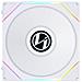 Uni Fan TL LCD Case per computer, Processore Ventilatore 14 cm Bianco 1 pz - Foto miniatura 1