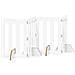 Recinto pieghevole per animali 4 pcs Bianco 201 x 38 x 70 cm - Foto miniatura 1