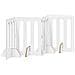 Recinto pieghevole per animali 4 pcs Bianco 201 x 38 x 70 cm - Foto miniatura 5