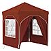 Tenda per feste a pop-up 192 x 192 x 245 cm Terracotta - Foto miniatura 1