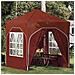 Tenda per feste a pop-up 192 x 192 x 245 cm Terracotta - Foto miniatura 2