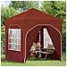 Tenda per feste a pop-up 192 x 192 x 245 cm Terracotta - Foto miniatura 3