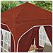 Tenda per feste a pop-up 192 x 192 x 245 cm Terracotta - Foto miniatura 4