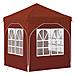 Tenda per feste a pop-up 192 x 192 x 245 cm Terracotta - Foto miniatura 9