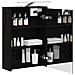 Mobiletto per specchio da bagno Rovere Nero 43 x 16 x 62.5 cm - Foto miniatura 3