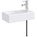 Lavabo da bagno Cromato 45,5 x 25,5 x 13 cm Metallo - Foto miniatura 1