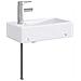 Lavabo da bagno Cromato 45,5 x 25,5 x 13 cm Metallo - Foto miniatura 3