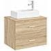 Lavabo da bagno Cromato 45,5 x 25,5 x 13 cm Metallo - Foto miniatura 8