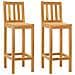 Sgabello da bar 2 pcs Naturale 35 x 45 x 110 cm - Foto miniatura 1