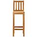 Sgabello da bar 2 pcs Naturale 35 x 45 x 110 cm - Foto miniatura 4