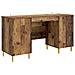 Scrivania Legno antico 142,5 x 50 x 75 cm Legno ingegnerizzato - Foto miniatura 1