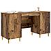 Scrivania Legno antico 142,5 x 50 x 75 cm Legno ingegnerizzato - Foto miniatura 2