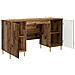 Scrivania Legno antico 142,5 x 50 x 75 cm Legno ingegnerizzato - Foto miniatura 3