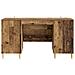 Scrivania Legno antico 142,5 x 50 x 75 cm Legno ingegnerizzato - Foto miniatura 4