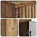 Scrivania Legno antico 142,5 x 50 x 75 cm Legno ingegnerizzato - Foto miniatura 7
