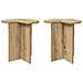 Tavolo laterale 2 pcs Rovere Artigianale Ø 39 x 38 cm - Foto miniatura 1
