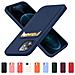 Custodia Per Carte Cover In Silicone Portafoglio Con Slot Per Carte Documenti Per Xiaomi Redmi Note 11 Pro+ 5g / 11 Pro (cina) Blu Navy - Foto miniatura 2