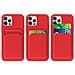Custodia Per Carte Cover In Silicone Portafoglio Con Slot Per Carte Documenti Per Xiaomi Redmi Note 11 Pro+ 5g / 11 Pro (cina) Blu Navy - Foto miniatura 7