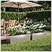 Vaso da giardino 2 pz Argento 100 x 20 x 20 cm Acciaio zincato - Foto miniatura 2