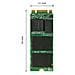 SSD 64 GB Serie MTS600 M. 2 MLC Interfaccia Sata III 6 GB / s Stand Alone - Foto miniatura 2