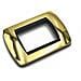 20 Placche Muro 3 Posti Moduli Oro Lucido Compatibile Tipo Bticino Living - Foto miniatura 1