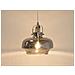 Lampadario Pendente In Vetro Fumè Grigio Wiltz - Foto miniatura 3