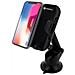 Support Auto Smartphone 47 A 95 Mm Fissaggio Ventosa Rotante, Nero - Foto miniatura 1