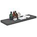 Scaffali A Parete 4 Pz Grigio Lucido 80x23,5x3,8 Cm In Mdf - Foto miniatura 3