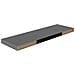 Scaffali A Parete 4 Pz Grigio Lucido 80x23,5x3,8 Cm In Mdf - Foto miniatura 7
