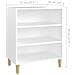 Credenza Bianca 57x35x70 cm in Legno Multistrato - Foto miniatura 6